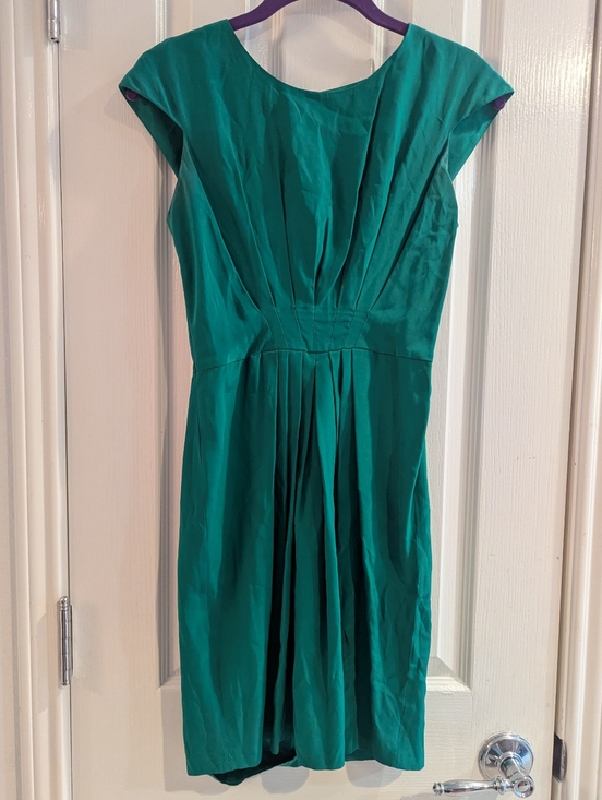 Amanda Uprichard Dresses & Skirts - Amanda Uprichard Gabby Pintuck Pleat Silk Dress